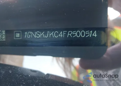 2015 Chevrolet Suburban 1500 Lt from USA, damaged, VIN 1GNSKJKC4FR500514